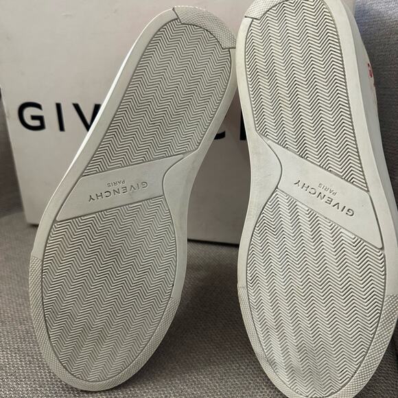 Givenchy Logo Canvas Sneakers Fashion Tennis Shoes Pink Red 37 - Picture 9 of 11